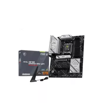 Motininė plokštė MSI MAG X870E GAMING MAX WIFI — AMD X870E, lizdas AM5, DDR5, 4 DIMM, ATX, Wi‑Fi 7, 5Gb LAN