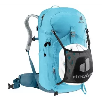 Kuprinė DEUTER Trail PRO 31 SL – moteriška žygių kuprinė, 31 L, lengva, patvari, mėlyna
