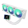 ASROCK Challenger 360 Digital ARGB White — 360 mm skysčio aušintuvas CPU, skaitmeninis ARGB apšvietimas, balta spalva