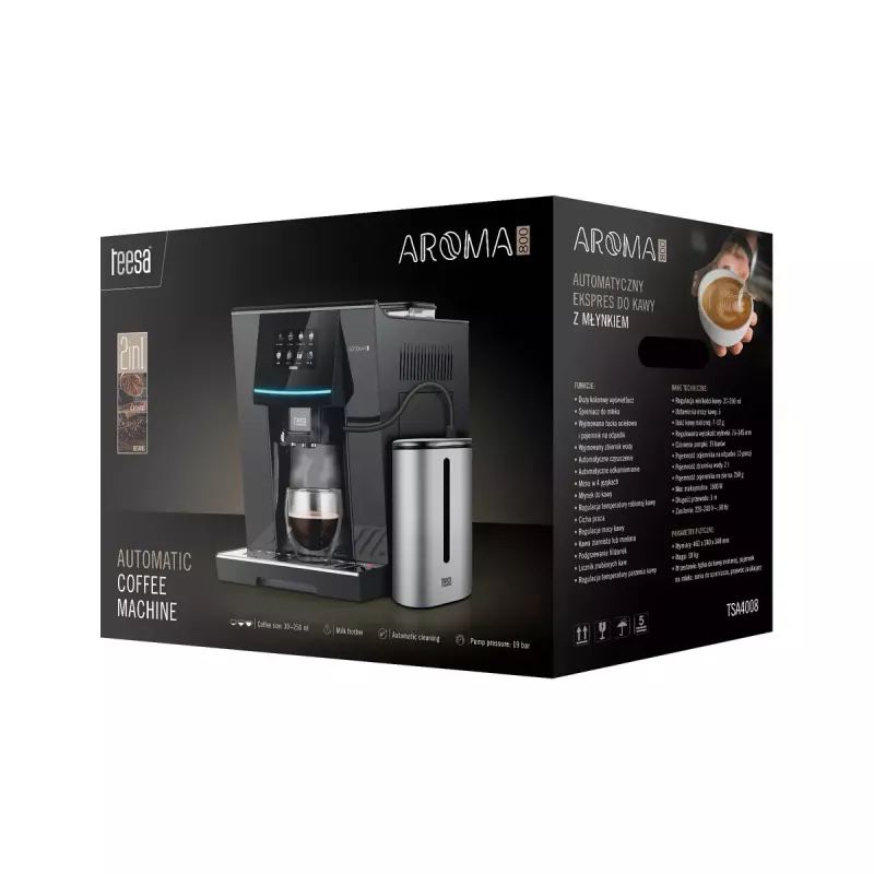 Kombinuotas kavos aparatas Teesa Tessa Aroma 800, 2 L, 1500 W