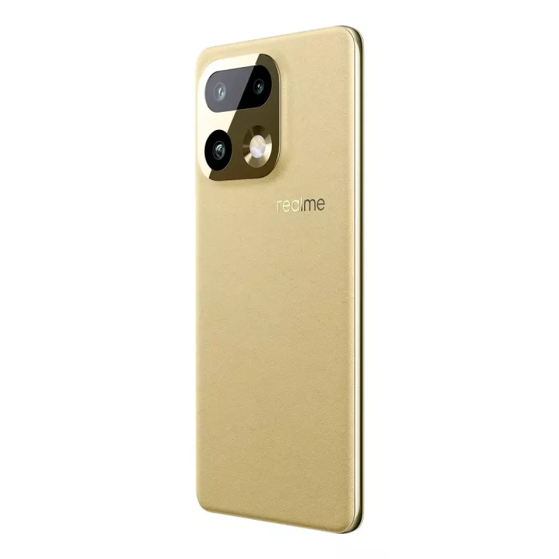 Išmanusis telefonas REALME realme 16 Pro+ – 6,8 colio (17,3 cm) 1280×2800, Snapdragon 7 Gen 4, 12 GB RAM, 512 GB, 200 MP, 7000 mAh, Auksinis