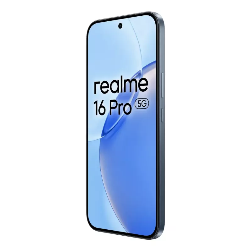 Išmanusis telefonas REALME realme 16 Pro 6,8 colio Dual SIM 5G – MediaTek Dimensity, 8 GB RAM, 512 GB, 200 MP, 6500 mAh, pilka