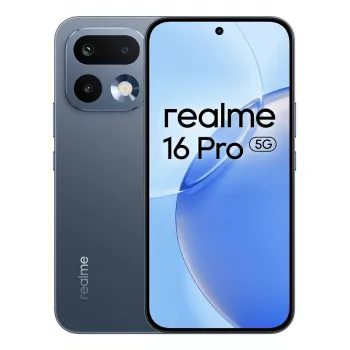 Išmanusis telefonas REALME realme 16 Pro 6,8 colio Dual SIM 5G – MediaTek Dimensity, 8 GB RAM, 512 GB, 200 MP, 6500 mAh, pilka