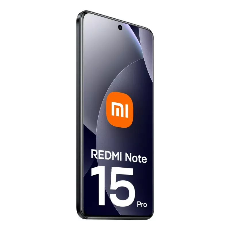 Išmanusis telefonas Xiaomi Redmi Note 15 Pro 6,77 col. 8 GB RAM 256 GB 200 MP triguba kamera 6500 mAh juodas