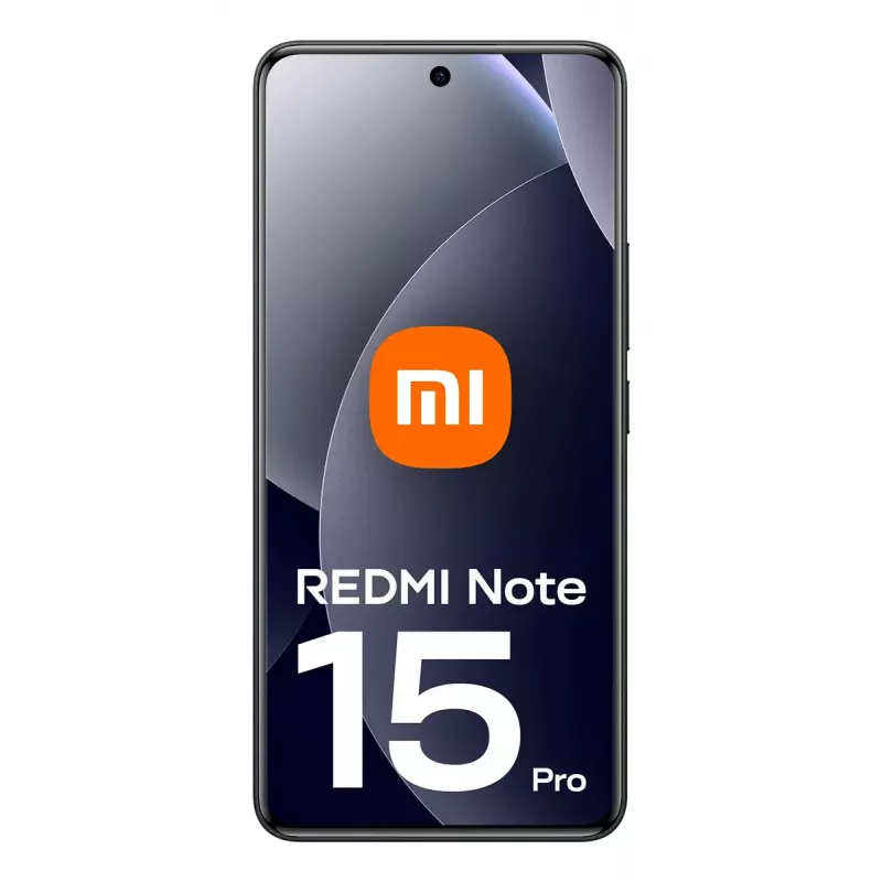 Išmanusis telefonas Xiaomi Redmi Note 15 Pro 6,77 col. 8 GB RAM 256 GB 200 MP triguba kamera 6500 mAh juodas