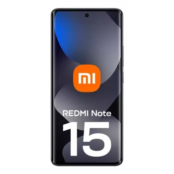 Išmanusis telefonas Xiaomi Redmi Note 15 – 6,77 colio (17,2 cm), Helio G100 Ultra 2 GHz, 8 GB RAM, 256 GB, 108 MP triguba kamera, 6000 mAh, juodas