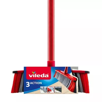 Šluota VILEDA kieti šereliai, technopolimeras, 1300 mm kotas, 280×60 mm galvutė