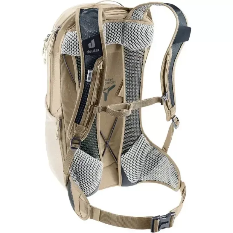 Kuprinė DEUTER Race Air 10 — lengva 10 L dviračių kuprinė, aliuminio/grey akmens spalvos