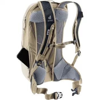 Kuprinė DEUTER Race Air 10 — lengva 10 L dviračių kuprinė, aliuminio/grey akmens spalvos
