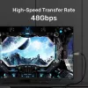 HDMI kabelis Unitek C11085GY01-30M — 30 m, HDMI Type A kištukas–kištukas, HDMI 2.1, 48 Gbit/s, ARC, auksuoti kontaktai, juodas