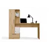 Stalo ir lentynų komplektas COSMO Oak Artisan – darbinis paviršius 115×50 cm, plotis 1430 mm, aukštis 1400 mm, gylis 500 mm, 1 stalčius