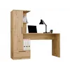 Stalo ir lentynų komplektas COSMO Oak Artisan – darbinis paviršius 115×50 cm, plotis 1430 mm, aukštis 1400 mm, gylis 500 mm, 1 stalčius
