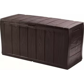 Dėžė laikymui Keter Sherwood stačiakampė dervinė ruda 270L 1170mm