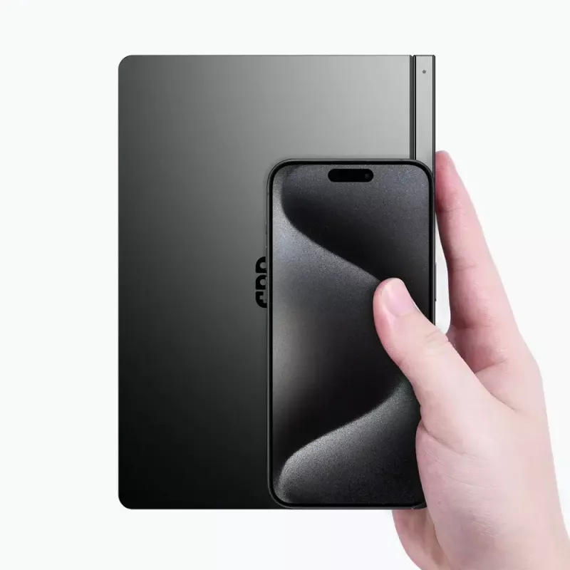 GPD Pocket 4 nešiojamas kompiuteris — AMD Ryzen 7 8840U, 8.8 colių WQXGA 2560×1600 144Hz liečiamas, 16GB DDR5, 1TB NVMe, Radeon 780M, Windows 11, LAN, pirštų atspaudų skaitytuvas, Graphite
