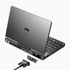 GPD Pocket 4 nešiojamas kompiuteris — AMD Ryzen 7 8840U, 8.8 colių WQXGA 2560×1600 144Hz liečiamas, 16GB DDR5, 1TB NVMe, Radeon 780M, Windows 11, LAN, pirštų atspaudų skaitytuvas, Graphite
