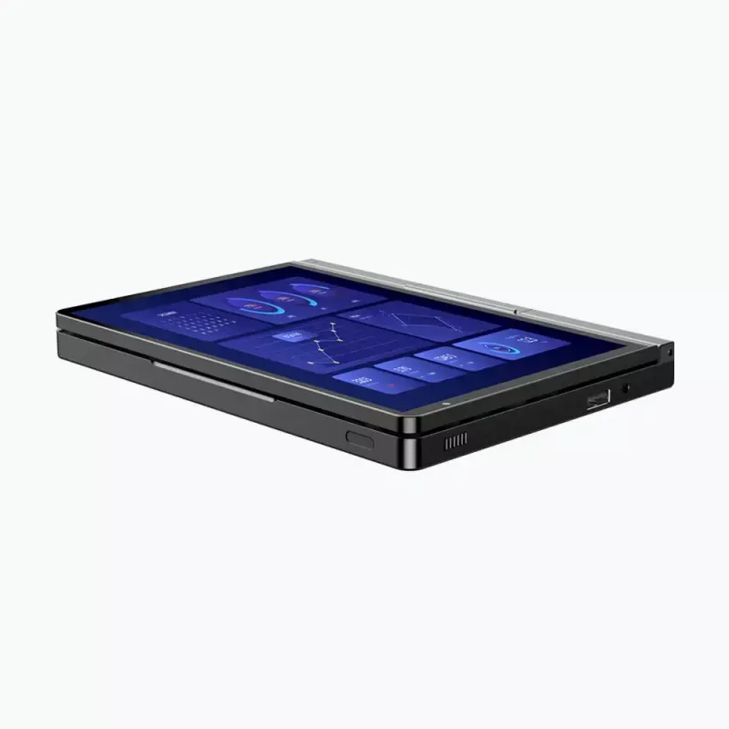GPD Pocket 4 nešiojamas kompiuteris — AMD Ryzen 7 8840U, 8.8 colių WQXGA 2560×1600 144Hz liečiamas, 16GB DDR5, 1TB NVMe, Radeon 780M, Windows 11, LAN, pirštų atspaudų skaitytuvas, Graphite