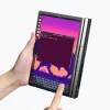 GPD Pocket 4 nešiojamas kompiuteris — AMD Ryzen 7 8840U, 8.8 colių WQXGA 2560×1600 144Hz liečiamas, 16GB DDR5, 1TB NVMe, Radeon 780M, Windows 11, LAN, pirštų atspaudų skaitytuvas, Graphite