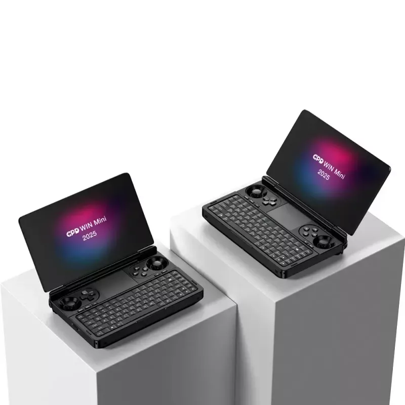 Nešiojamas kompiuteris GPD WinMini HX370 — 7 colių FHD 120Hz liečiamas, AMD Ryzen AI 9 HX370, 32 GB DDR5, 2 TB NVMe, Radeon 890M, Win 11, Juodas