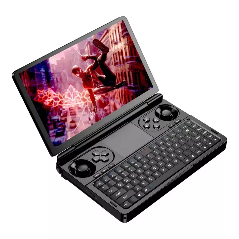 Nešiojamas kompiuteris GPD WinMini HX370 — 7 colių FHD 120Hz liečiamas, AMD Ryzen AI 9 HX370, 32 GB DDR5, 2 TB NVMe, Radeon 890M, Win 11, Juodas