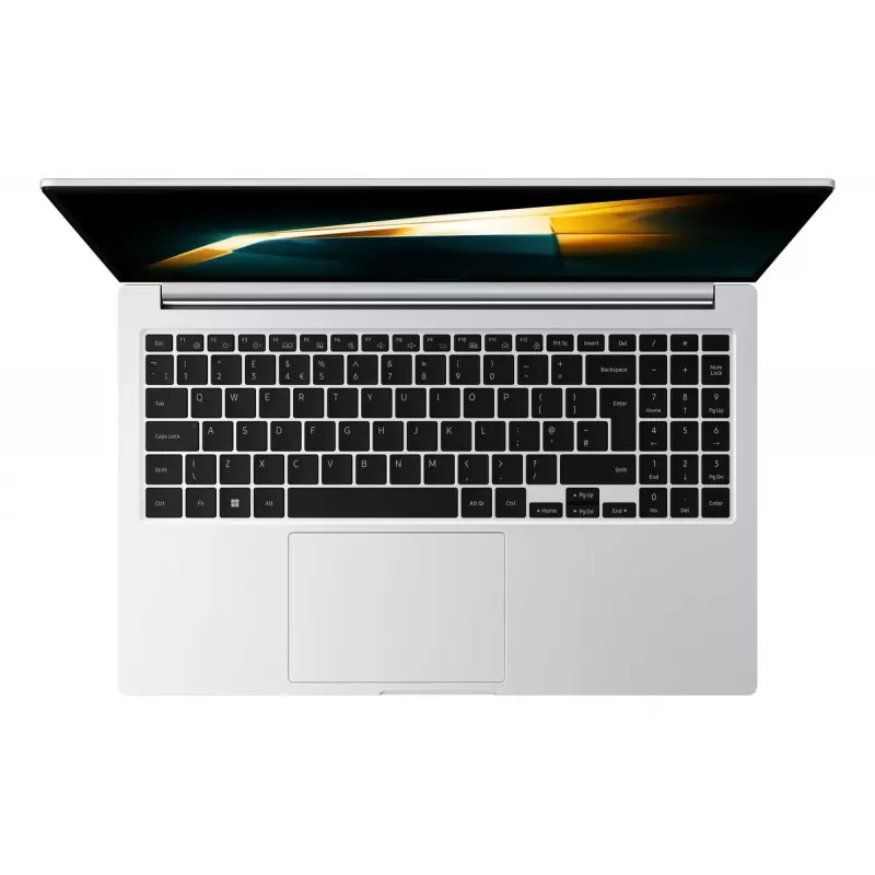 Nešiojamas kompiuteris Samsung Galaxy Book4 NP750XGK-KS2US — Intel Core 7 150U, 15,6 colio Full HD, 16 GB, 512 GB SSD, Windows 11 Home, sidabrinis