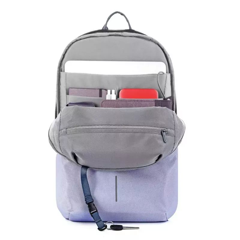 XDDESIGN Anti-Theft Backpack Bobby Soft – levandų pilka, apsauginė miesto kuprinė P705.992