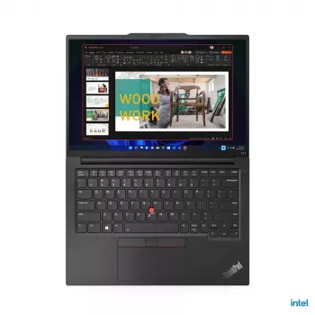 Nešiojamas kompiuteris Lenovo ThinkPad E14 Gen 5 (Intel) i7-1355U, 14 colių WUXGA liečiamas, 16 GB, 512 GB SSD, Windows 11 Pro, grafitas