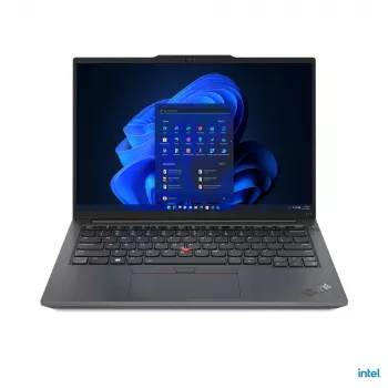 Nešiojamas kompiuteris Lenovo ThinkPad E14 Gen 5 (Intel) i7-1355U, 14 colių WUXGA liečiamas, 16 GB, 512 GB SSD, Windows 11 Pro, grafitas
