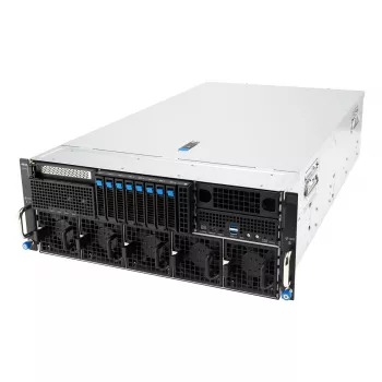 Stovo serveris ASUS ESC8000A-E13P (4U) — LGA 6096, AMD EPYC, iki 3 TB DDR5, 24 DIMM, 3200W maitinimo blokas, 10GbE