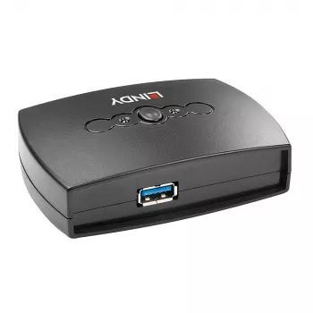 Lindy 2 Portų USB 3.0 Jungiklis