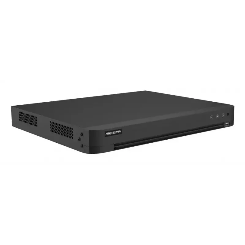 Skaitmeninis vaizdo registratorius Hikvision IDS-7216HUHI-M2/XT — 16 kanalų DVR, 4K (3840×2160), H.264/H.265, SATA HDD iki 12 TB, Gigabit Ethernet, 12 V DC