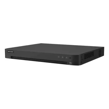 Skaitmeninis vaizdo registratorius Hikvision IDS-7216HUHI-M2/XT — 16 kanalų DVR, 4K (3840×2160), H.264/H.265, SATA HDD iki 12 TB, Gigabit Ethernet, 12 V DC
