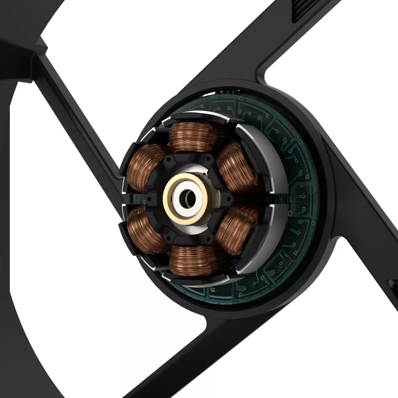 ASUS ProArt PF120 ventiliatorius juodas 12 cm 3 vnt. (triple pack)