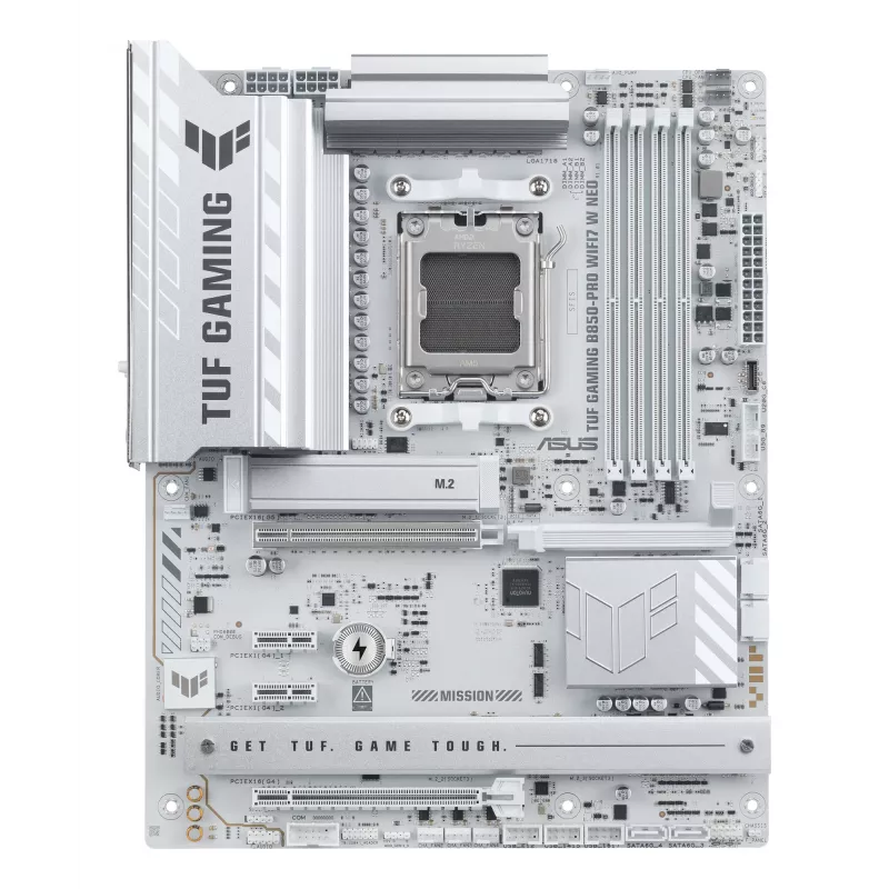 Pagrindinė plokštė ASUS TUF GAMING B850-PRO WIFI7 W NEO – AMD B850, Socket AM5, ATX, DDR5, Wi-Fi 7, 2,5GbE