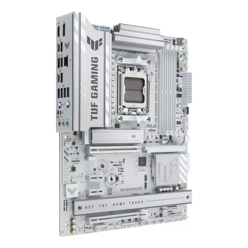 Pagrindinė plokštė ASUS TUF GAMING B850-PRO WIFI7 W NEO – AMD B850, Socket AM5, ATX, DDR5, Wi-Fi 7, 2,5GbE