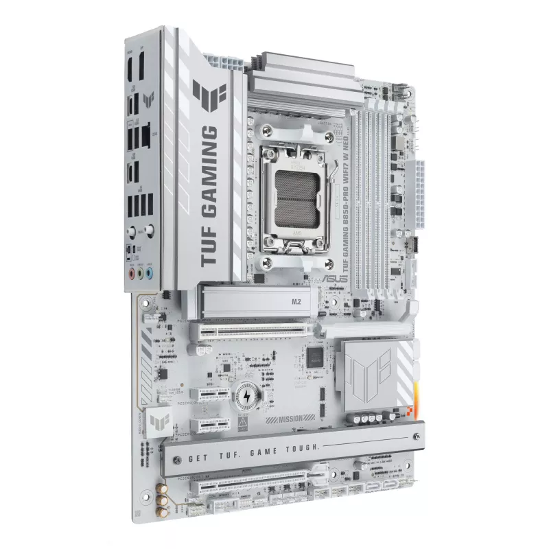 Pagrindinė plokštė ASUS TUF GAMING B850-PRO WIFI7 W NEO – AMD B850, Socket AM5, ATX, DDR5, Wi-Fi 7, 2,5GbE