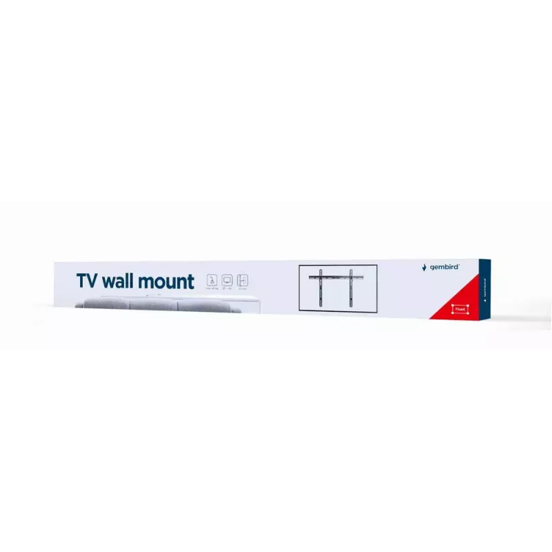 TV laikiklis Gembird WM-70F-02 juodas 70 colių 40 kg talpa