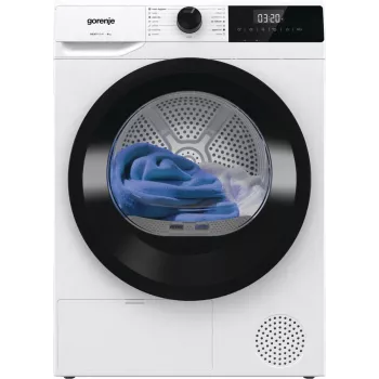 Džiovinimo mašina Gorenje DHNE82 BK040, laisvai pastatoma, šilumos siurblio, 8 kg, balta