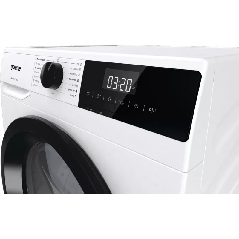 Džiovinimo mašina Gorenje DHNE82 BK040, laisvai pastatoma, šilumos siurblio, 8 kg, balta