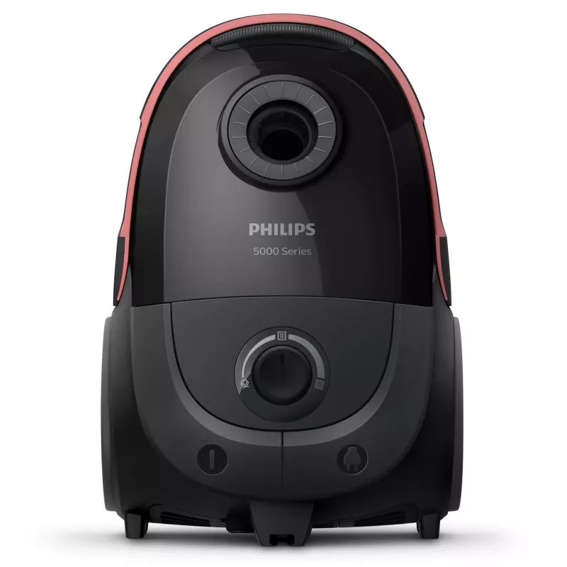 Cilindrinis dulkių siurblys Philips 5000 serijos XD5123/10 — 900 W, 4 L dulkių maišas, HEPA ir Micro filtras, kietoms grindims ir kilimams