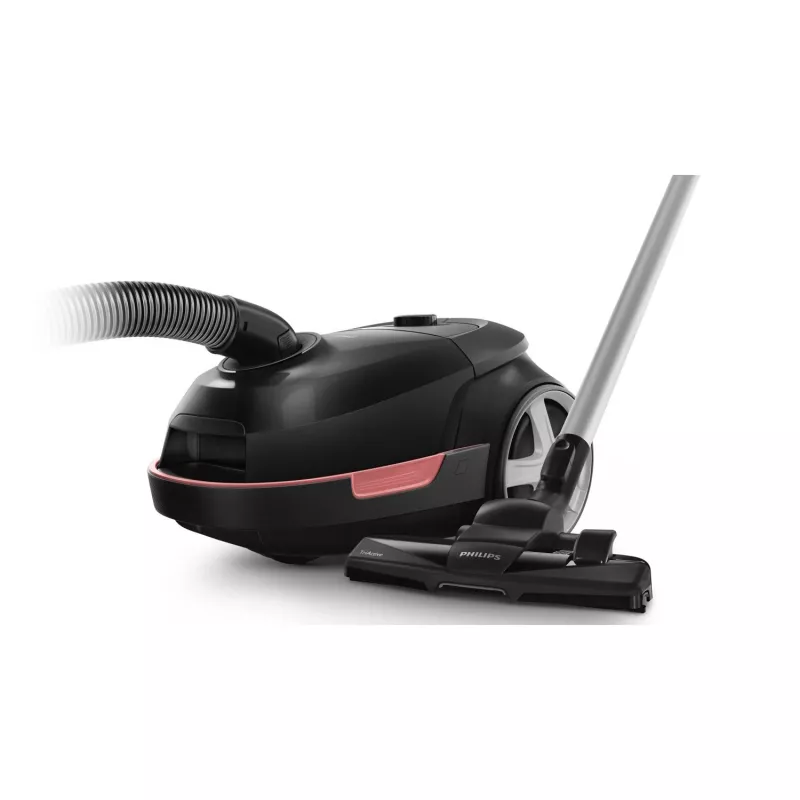 Cilindrinis dulkių siurblys Philips 5000 serijos XD5123/10 — 900 W, 4 L dulkių maišas, HEPA ir Micro filtras, kietoms grindims ir kilimams