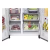 Šaldytuvas šalia šaldiklio LG GSGV81PYLL, 635 L bendras, šaldytuvas 416 L, šaldiklis 219 L, metalinis sidabras