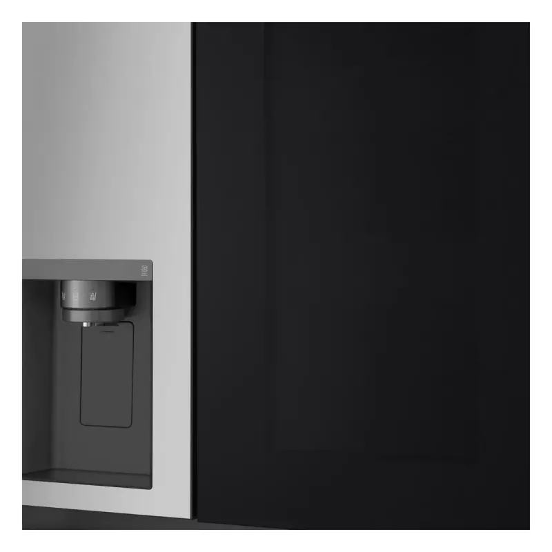Šaldytuvas šalia šaldiklio LG GSGV81PYLL, 635 L bendras, šaldytuvas 416 L, šaldiklis 219 L, metalinis sidabras