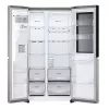Šaldytuvas šalia šaldiklio LG GSGV81PYLL, 635 L bendras, šaldytuvas 416 L, šaldiklis 219 L, metalinis sidabras