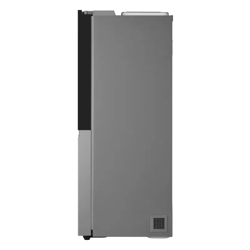 Šaldytuvas šalia šaldiklio LG GSGV81PYLL, 635 L bendras, šaldytuvas 416 L, šaldiklis 219 L, metalinis sidabras