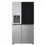 Šaldytuvas šalia šaldiklio LG GSGV81PYLL, 635 L bendras, šaldytuvas 416 L, šaldiklis 219 L, metalinis sidabras