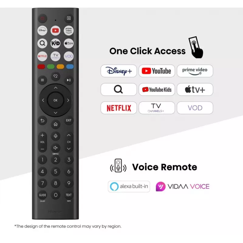 Televizorius Hisense 75A6Q 190,5 cm (75 col.) 4K Ultra HD Smart TV Wi-Fi juodas