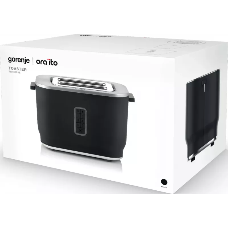 Gorenje T800ORAB 6 2 griežinėlių 800 W Juodas