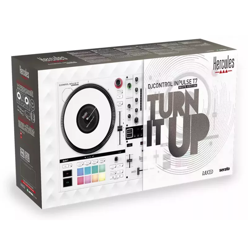 DJ valdiklis Hercules Inpulse T7 White Edition