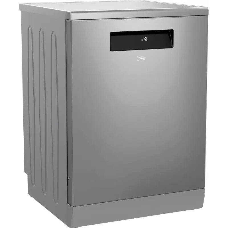 Laisvai pastatoma indaplovė BEKO DEN48530X, 15 komplektų, 8 programos, 44 dB, 598×850×600 mm