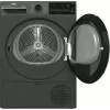 Džiovinimo mašina BEKO B5T89243M – laisvai pastatoma, priekinio pakrovimo, su šilumos siurbliu, 9 kg, juoda, 598×672×846 mm